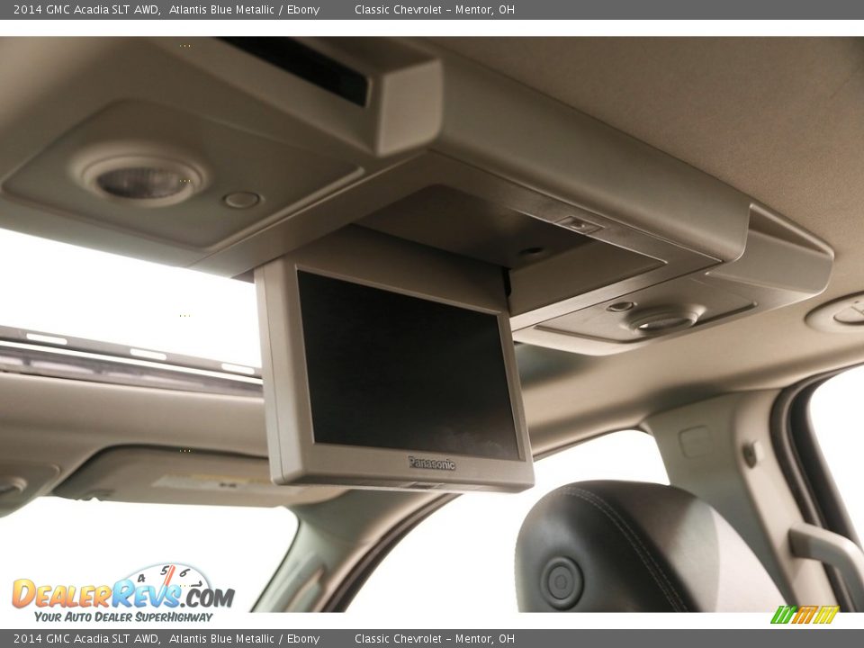 2014 GMC Acadia SLT AWD Atlantis Blue Metallic / Ebony Photo #23