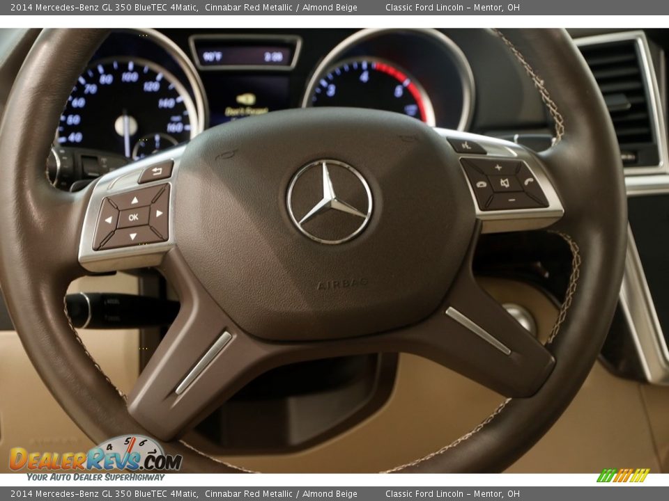 2014 Mercedes-Benz GL 350 BlueTEC 4Matic Cinnabar Red Metallic / Almond Beige Photo #8