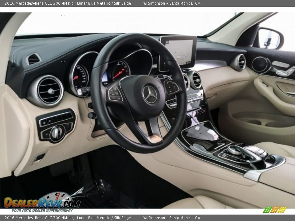 2016 Mercedes-Benz GLC 300 4Matic Lunar Blue Metallic / Silk Beige Photo #20