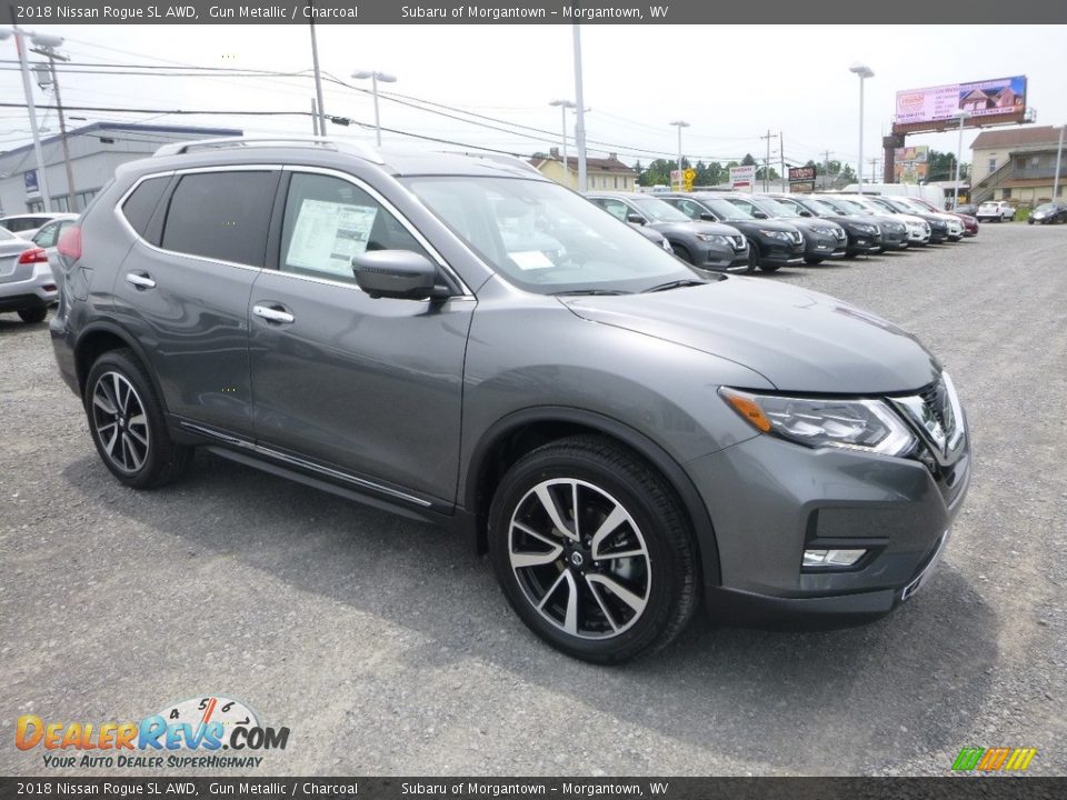 2018 Nissan Rogue SL AWD Gun Metallic / Charcoal Photo #1