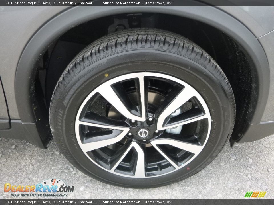 2018 Nissan Rogue SL AWD Gun Metallic / Charcoal Photo #2