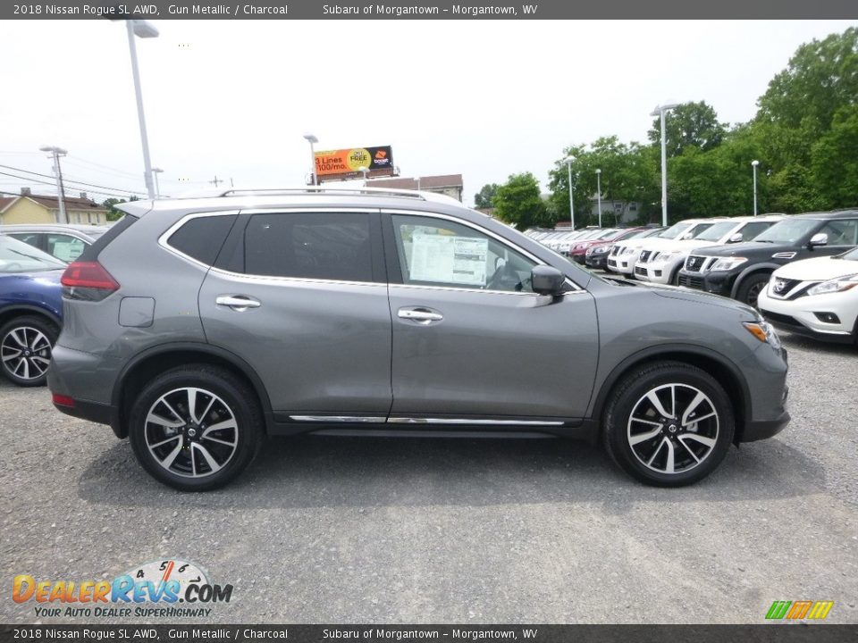 2018 Nissan Rogue SL AWD Gun Metallic / Charcoal Photo #3