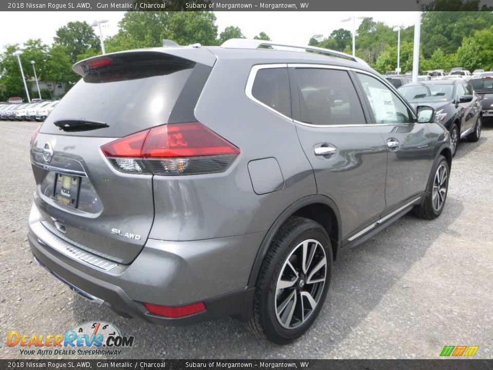 2018 Nissan Rogue SL AWD Gun Metallic / Charcoal Photo #4