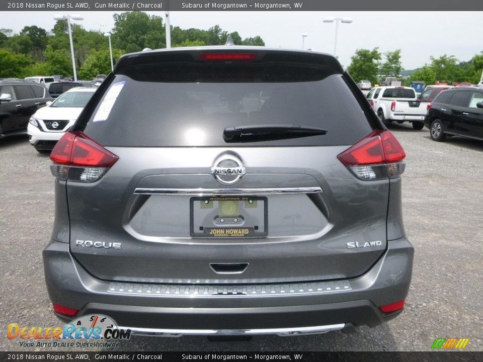 2018 Nissan Rogue SL AWD Gun Metallic / Charcoal Photo #5
