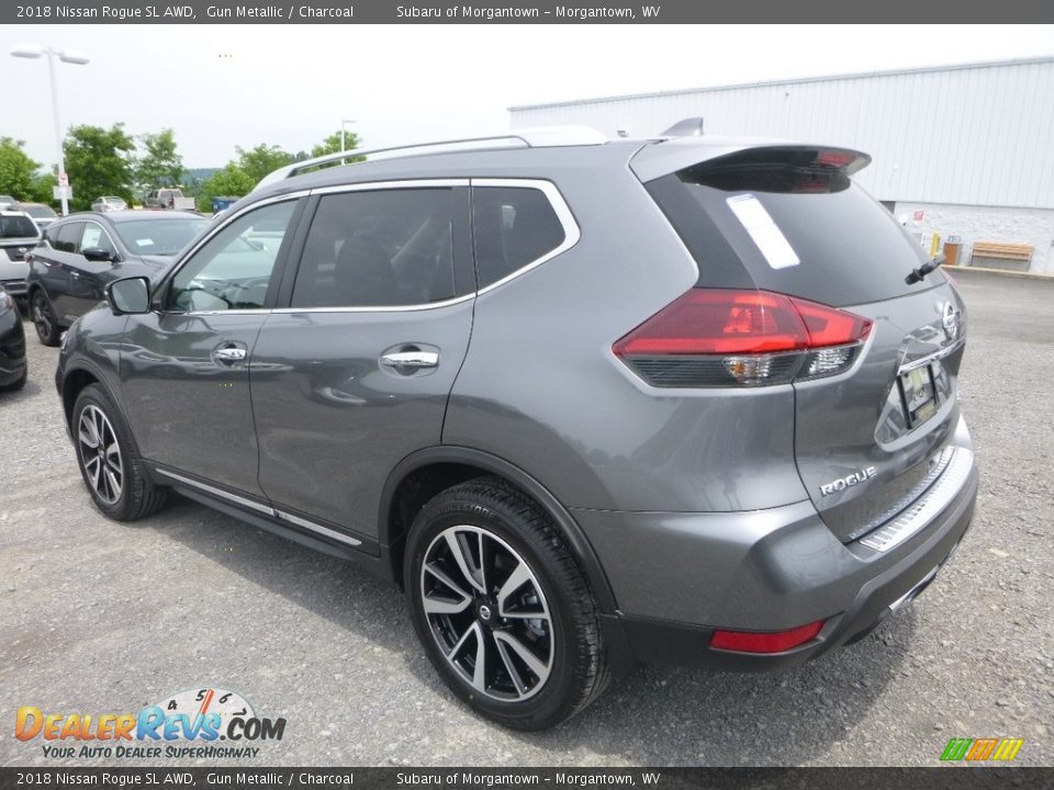 2018 Nissan Rogue SL AWD Gun Metallic / Charcoal Photo #6