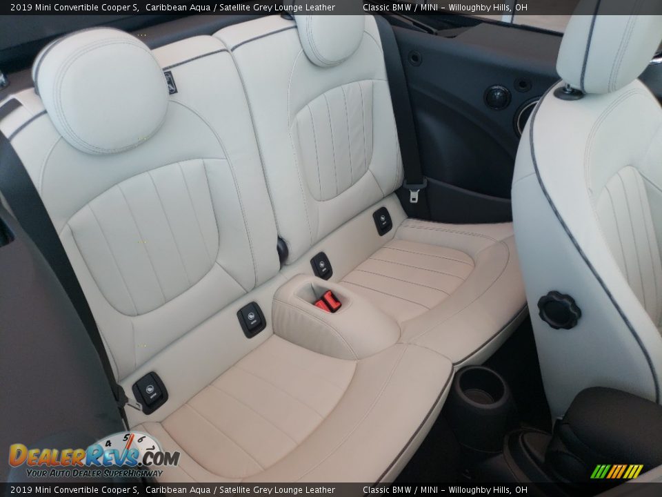 Rear Seat of 2019 Mini Convertible Cooper S Photo #7