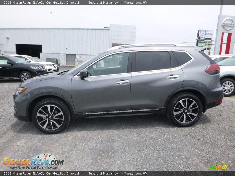 2018 Nissan Rogue SL AWD Gun Metallic / Charcoal Photo #7