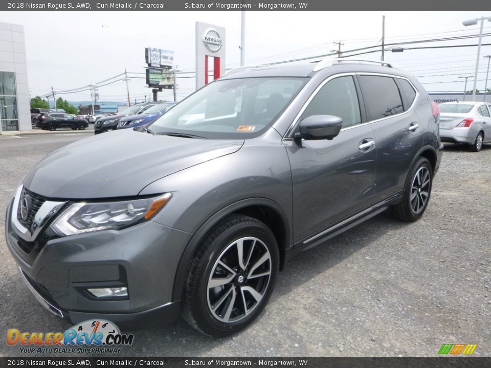 2018 Nissan Rogue SL AWD Gun Metallic / Charcoal Photo #8