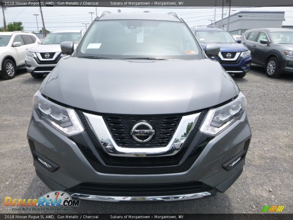 2018 Nissan Rogue SL AWD Gun Metallic / Charcoal Photo #9