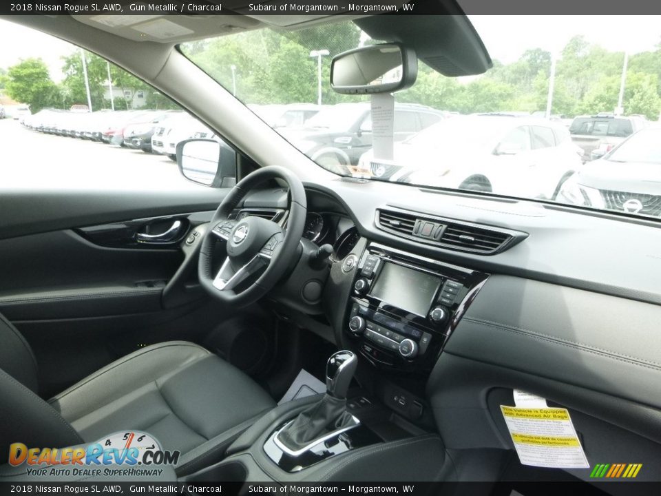 2018 Nissan Rogue SL AWD Gun Metallic / Charcoal Photo #11