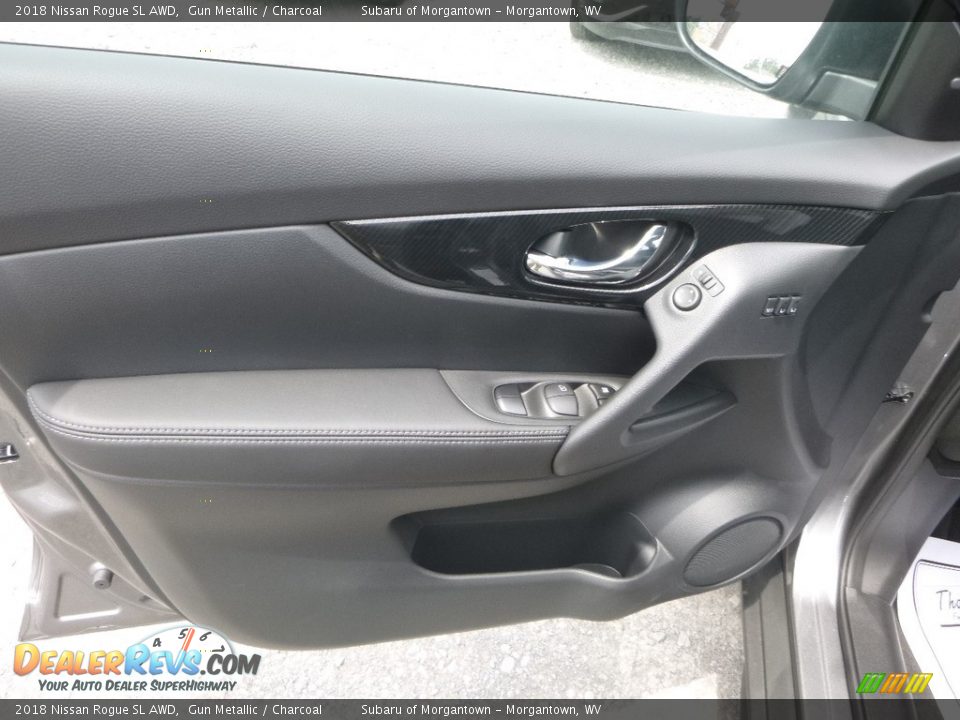 2018 Nissan Rogue SL AWD Gun Metallic / Charcoal Photo #14