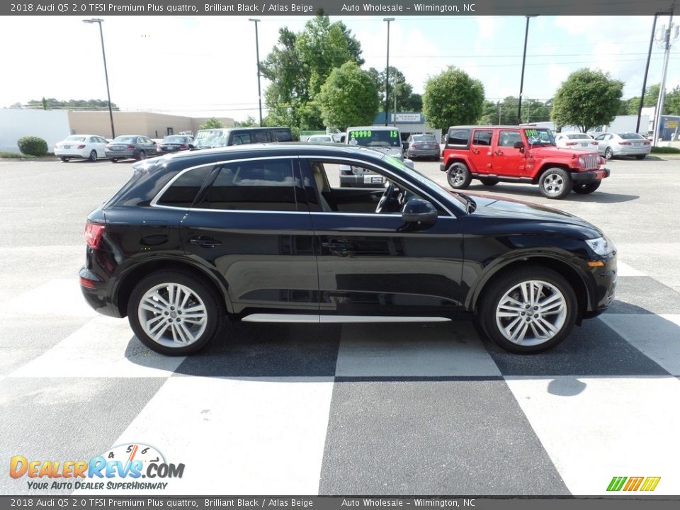 2018 Audi Q5 2.0 TFSI Premium Plus quattro Brilliant Black / Atlas Beige Photo #3