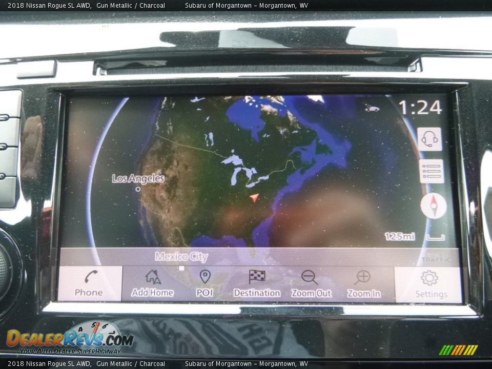 2018 Nissan Rogue SL AWD Gun Metallic / Charcoal Photo #18