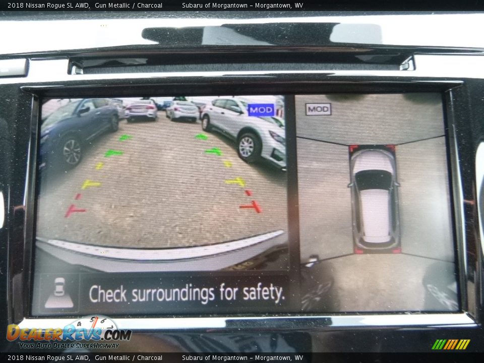 2018 Nissan Rogue SL AWD Gun Metallic / Charcoal Photo #19