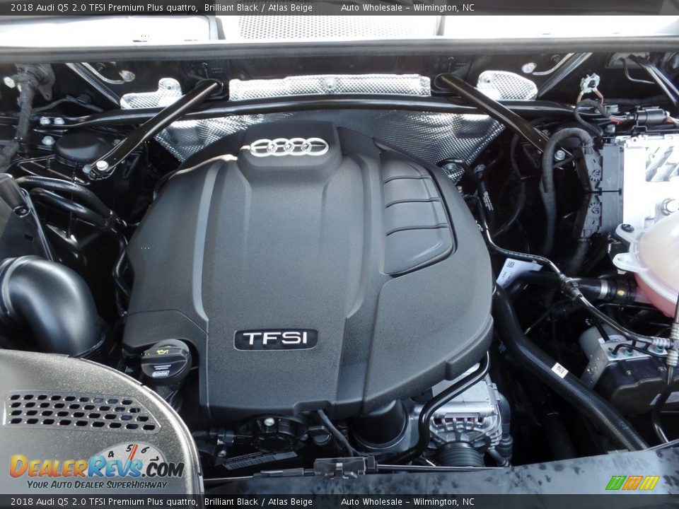 2018 Audi Q5 2.0 TFSI Premium Plus quattro Brilliant Black / Atlas Beige Photo #6