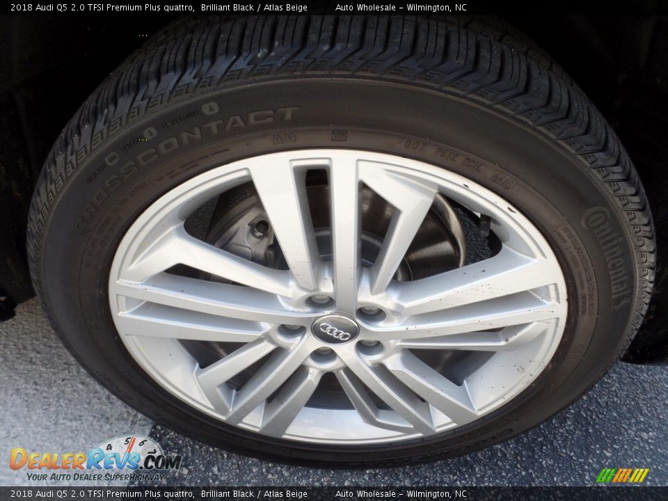 2018 Audi Q5 2.0 TFSI Premium Plus quattro Brilliant Black / Atlas Beige Photo #7