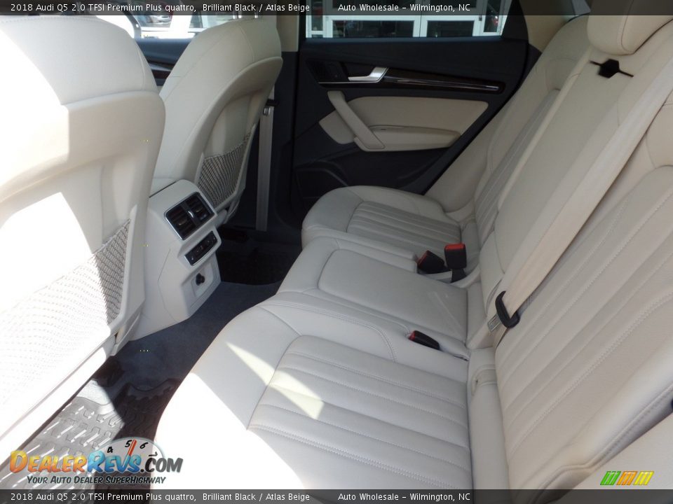 2018 Audi Q5 2.0 TFSI Premium Plus quattro Brilliant Black / Atlas Beige Photo #12