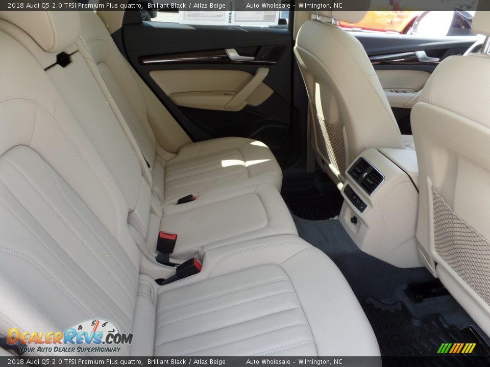 2018 Audi Q5 2.0 TFSI Premium Plus quattro Brilliant Black / Atlas Beige Photo #14