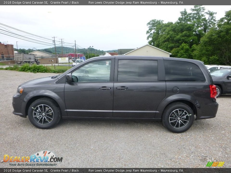 2018 Dodge Grand Caravan SE Granite Pearl / Black Photo #2