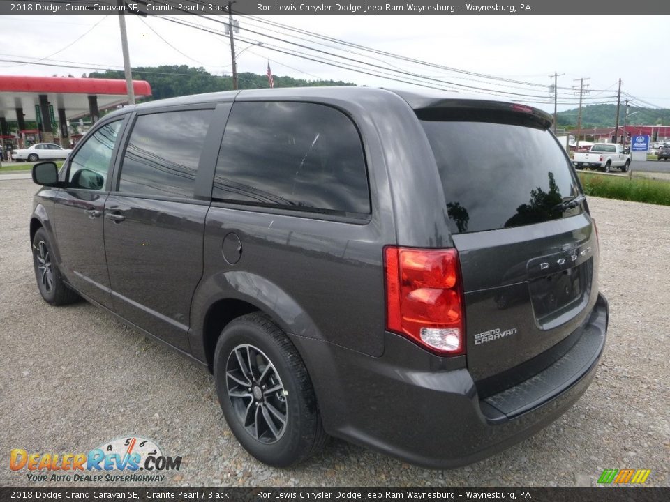 2018 Dodge Grand Caravan SE Granite Pearl / Black Photo #3