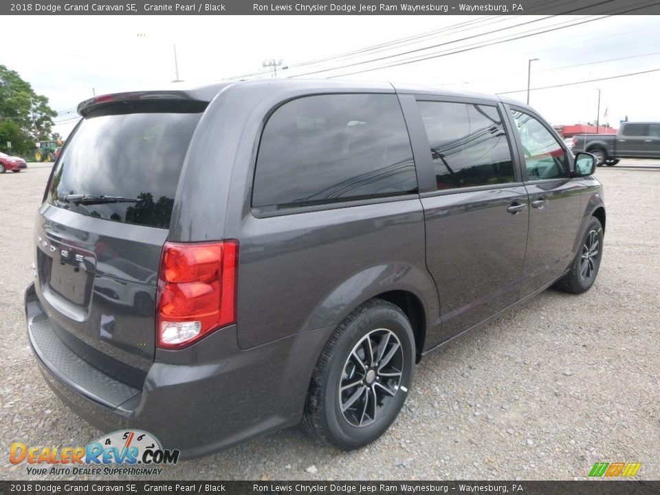 2018 Dodge Grand Caravan SE Granite Pearl / Black Photo #5
