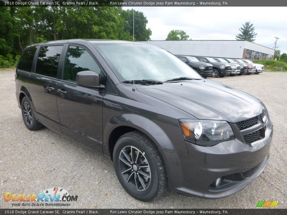 2018 Dodge Grand Caravan SE Granite Pearl / Black Photo #7