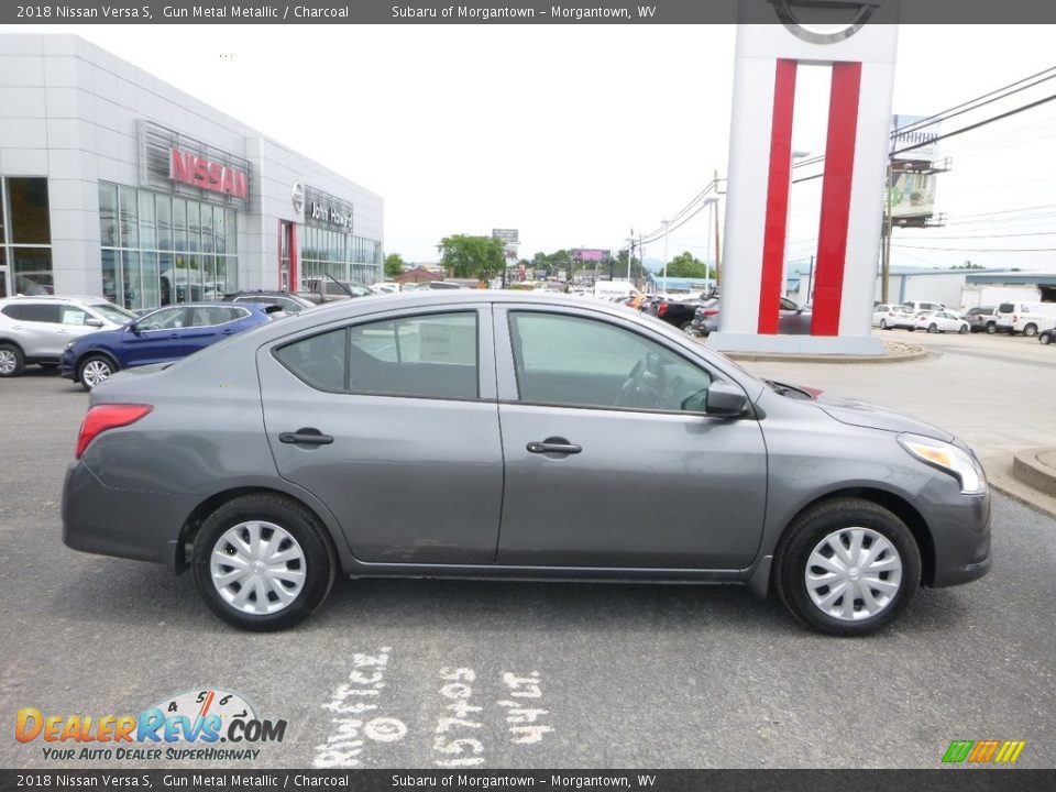 2018 Nissan Versa S Gun Metal Metallic / Charcoal Photo #3