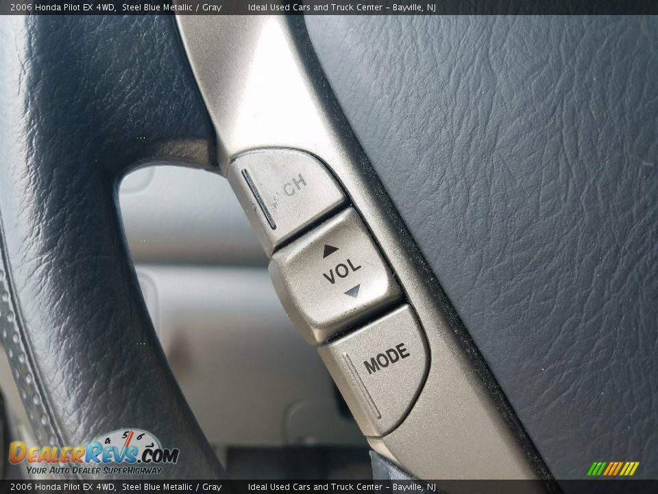 2006 Honda Pilot EX 4WD Steel Blue Metallic / Gray Photo #17