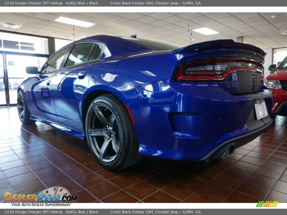 2018 Dodge Charger SRT Hellcat IndiGo Blue / Black Photo #5