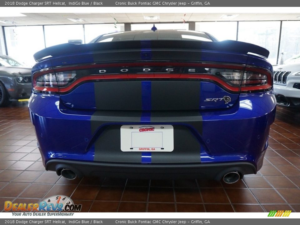 2018 Dodge Charger SRT Hellcat IndiGo Blue / Black Photo #6