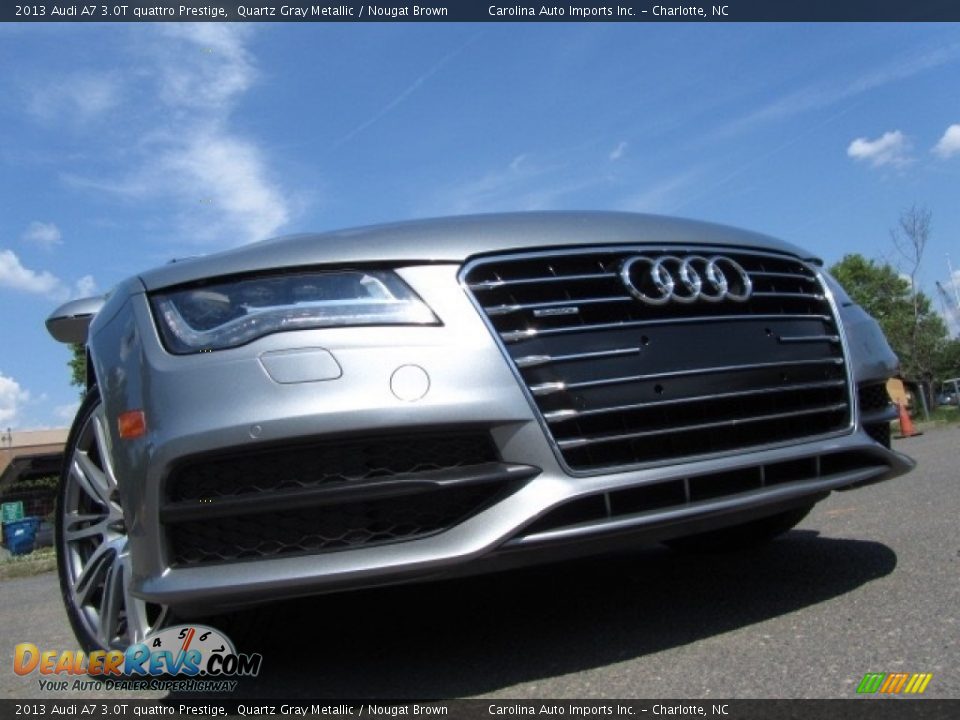 2013 Audi A7 3.0T quattro Prestige Quartz Gray Metallic / Nougat Brown Photo #1