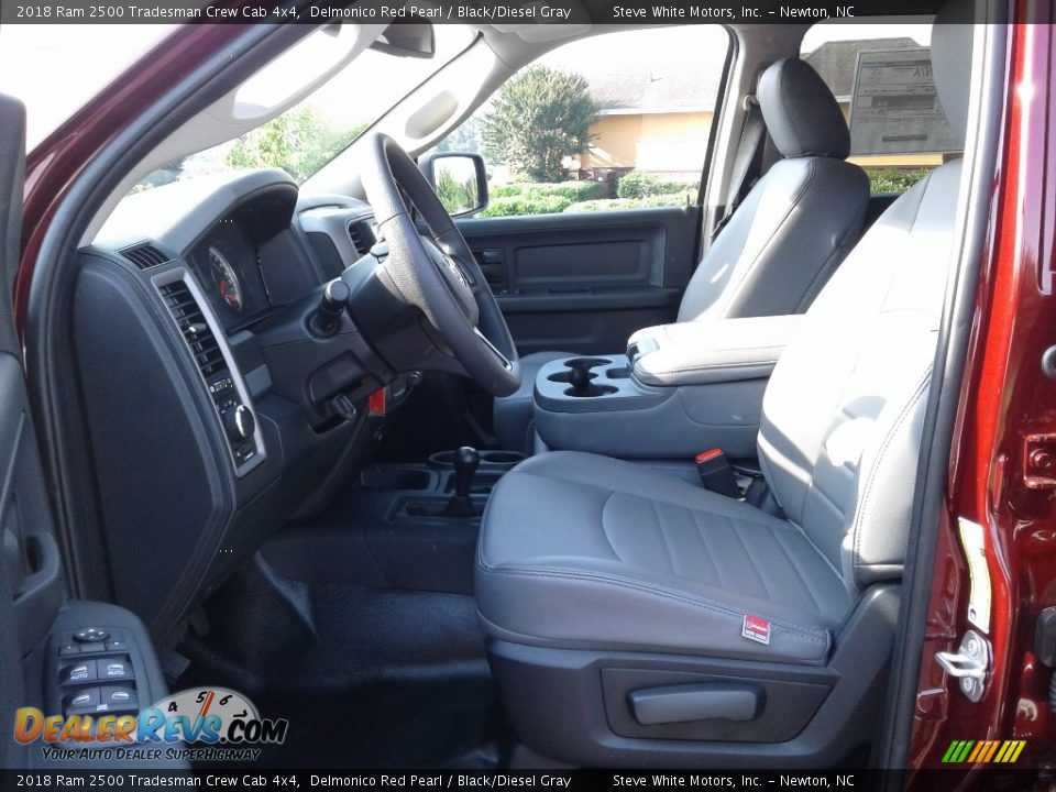 2018 Ram 2500 Tradesman Crew Cab 4x4 Delmonico Red Pearl / Black/Diesel Gray Photo #10
