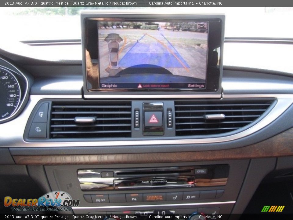 2013 Audi A7 3.0T quattro Prestige Quartz Gray Metallic / Nougat Brown Photo #16