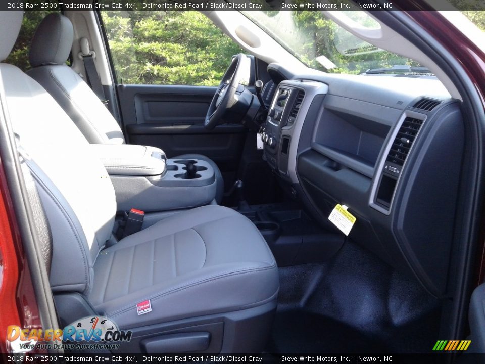 2018 Ram 2500 Tradesman Crew Cab 4x4 Delmonico Red Pearl / Black/Diesel Gray Photo #14