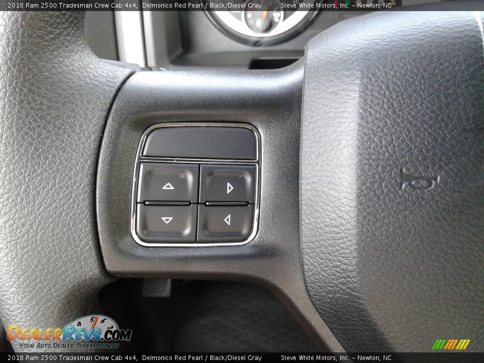 2018 Ram 2500 Tradesman Crew Cab 4x4 Delmonico Red Pearl / Black/Diesel Gray Photo #15