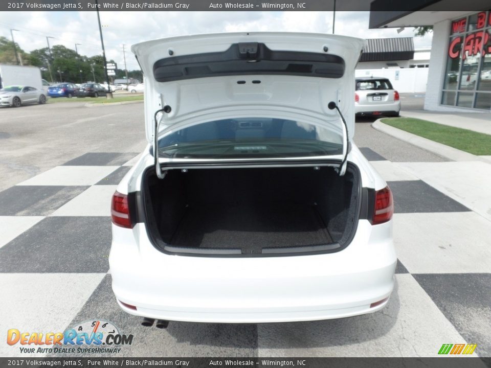 2017 Volkswagen Jetta S Pure White / Black/Palladium Gray Photo #5
