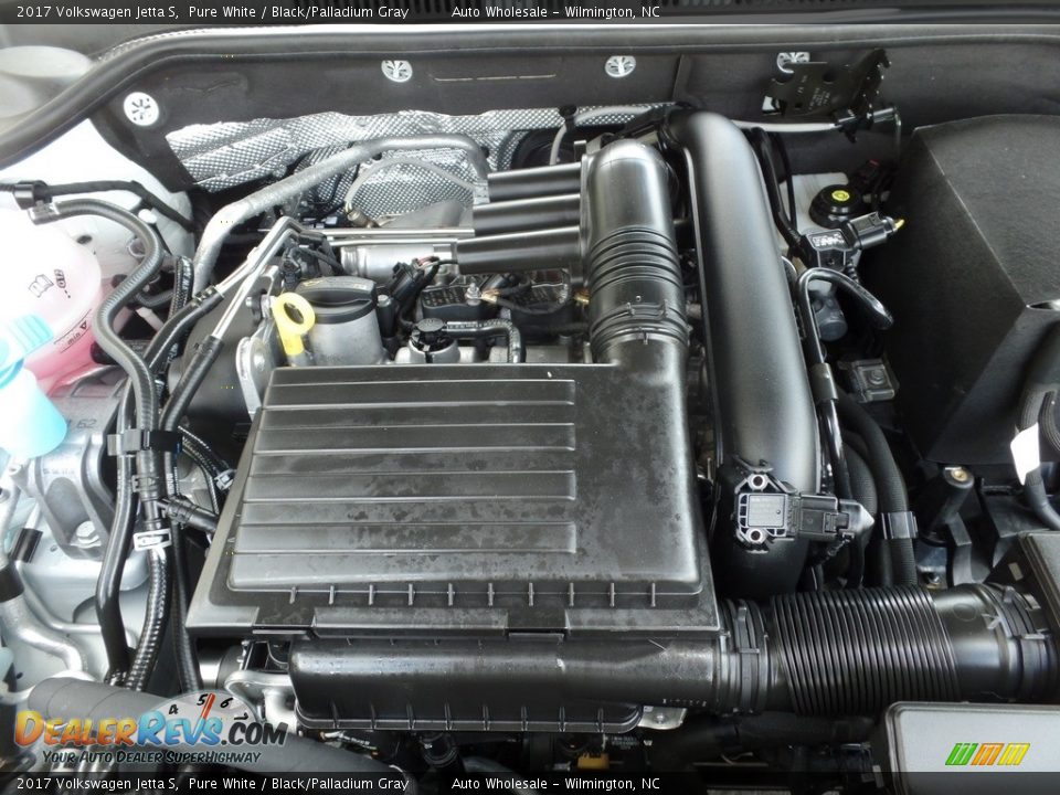 2017 Volkswagen Jetta S Pure White / Black/Palladium Gray Photo #6
