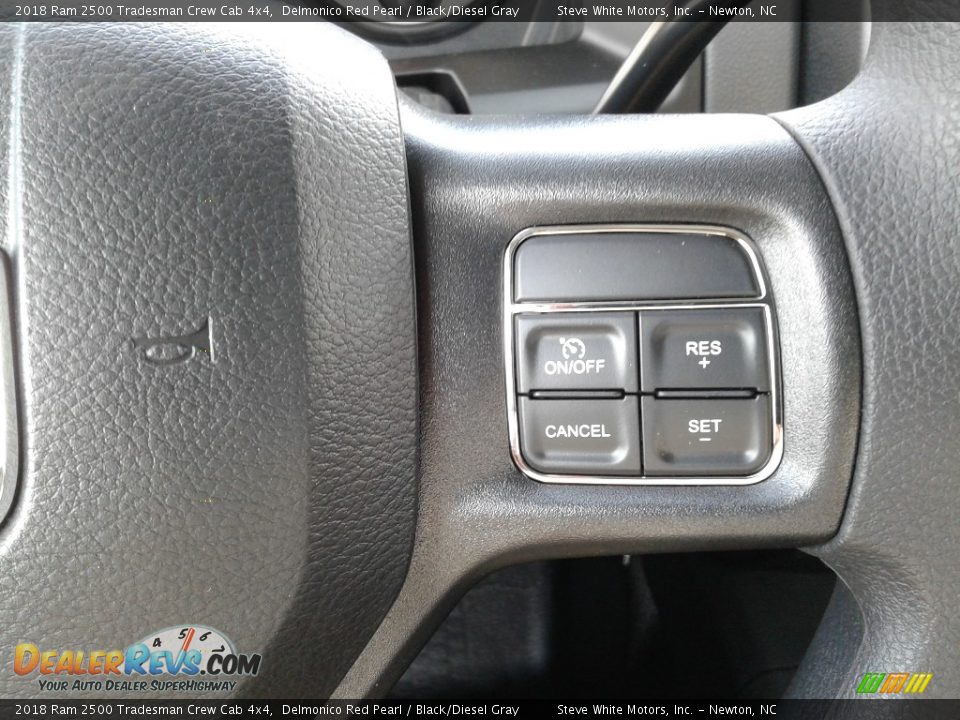 2018 Ram 2500 Tradesman Crew Cab 4x4 Delmonico Red Pearl / Black/Diesel Gray Photo #16