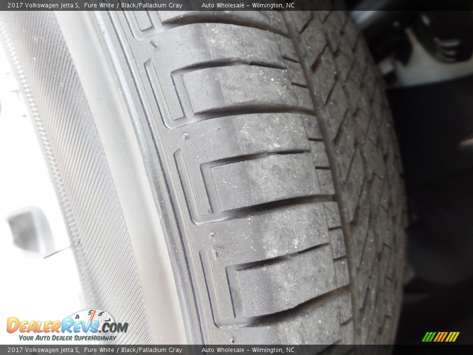2017 Volkswagen Jetta S Pure White / Black/Palladium Gray Photo #8