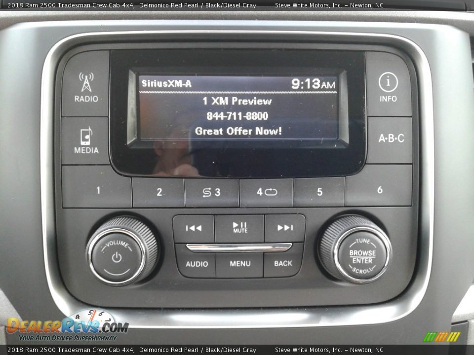 2018 Ram 2500 Tradesman Crew Cab 4x4 Delmonico Red Pearl / Black/Diesel Gray Photo #19