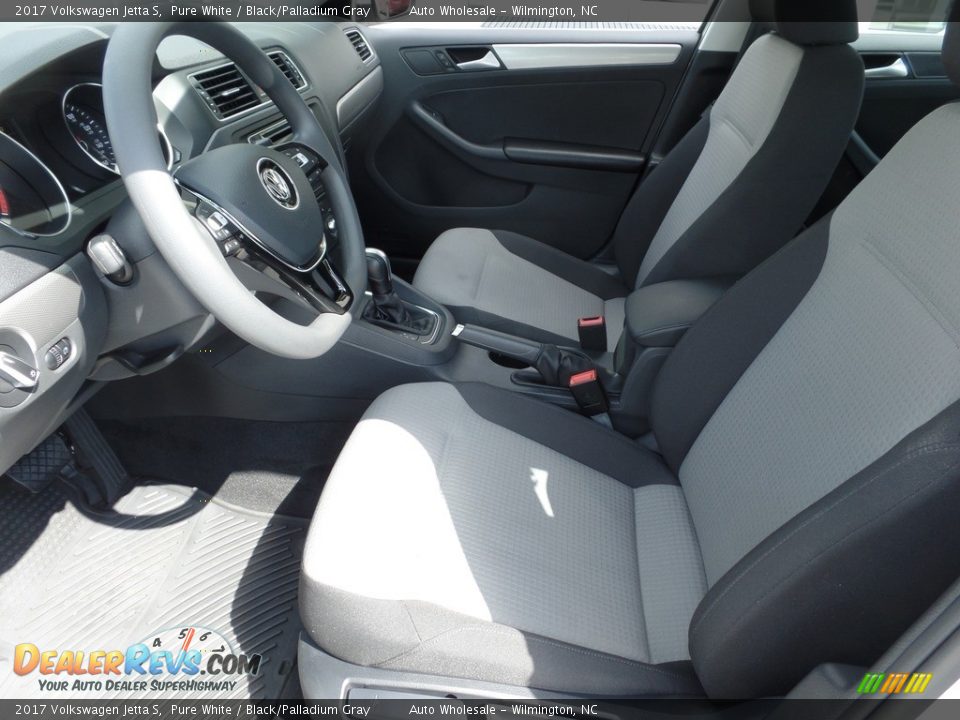 2017 Volkswagen Jetta S Pure White / Black/Palladium Gray Photo #11