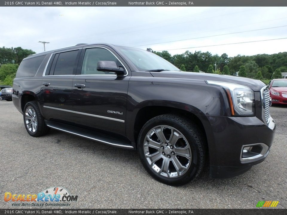 2016 GMC Yukon XL Denali 4WD Iridium Metallic / Cocoa/Shale Photo #3