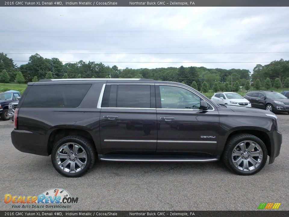 2016 GMC Yukon XL Denali 4WD Iridium Metallic / Cocoa/Shale Photo #4