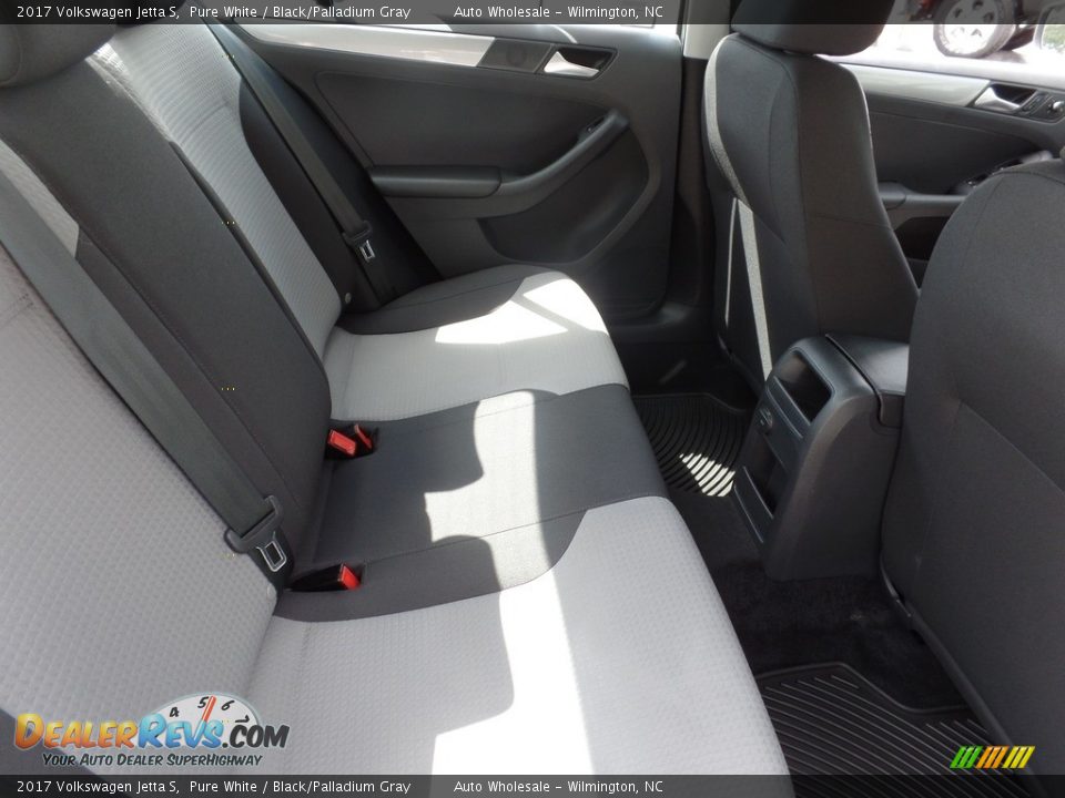 2017 Volkswagen Jetta S Pure White / Black/Palladium Gray Photo #14