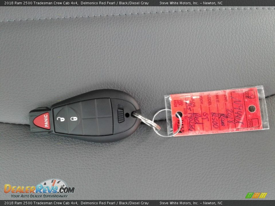 2018 Ram 2500 Tradesman Crew Cab 4x4 Delmonico Red Pearl / Black/Diesel Gray Photo #25