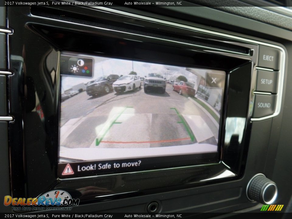 2017 Volkswagen Jetta S Pure White / Black/Palladium Gray Photo #18
