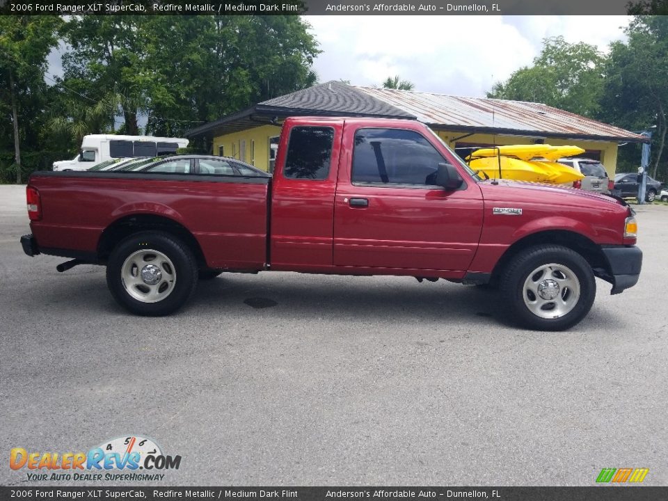 2006 Ford Ranger XLT SuperCab Redfire Metallic / Medium Dark Flint Photo #2