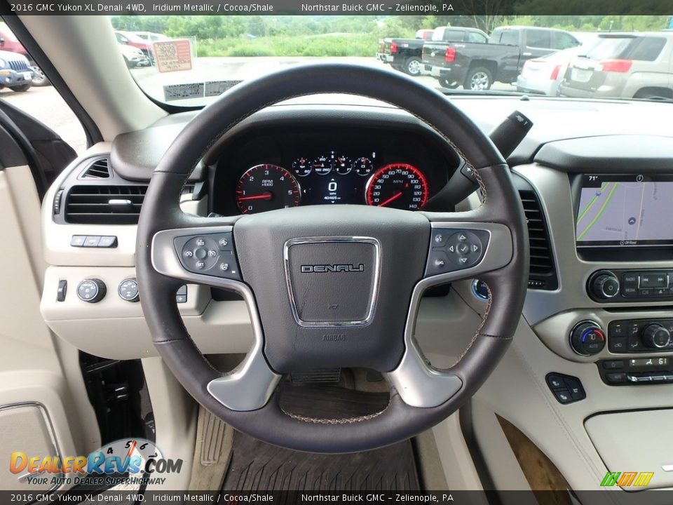 2016 GMC Yukon XL Denali 4WD Iridium Metallic / Cocoa/Shale Photo #25