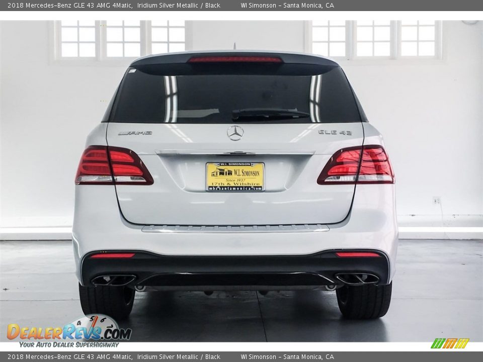 2018 Mercedes-Benz GLE 43 AMG 4Matic Iridium Silver Metallic / Black Photo #3
