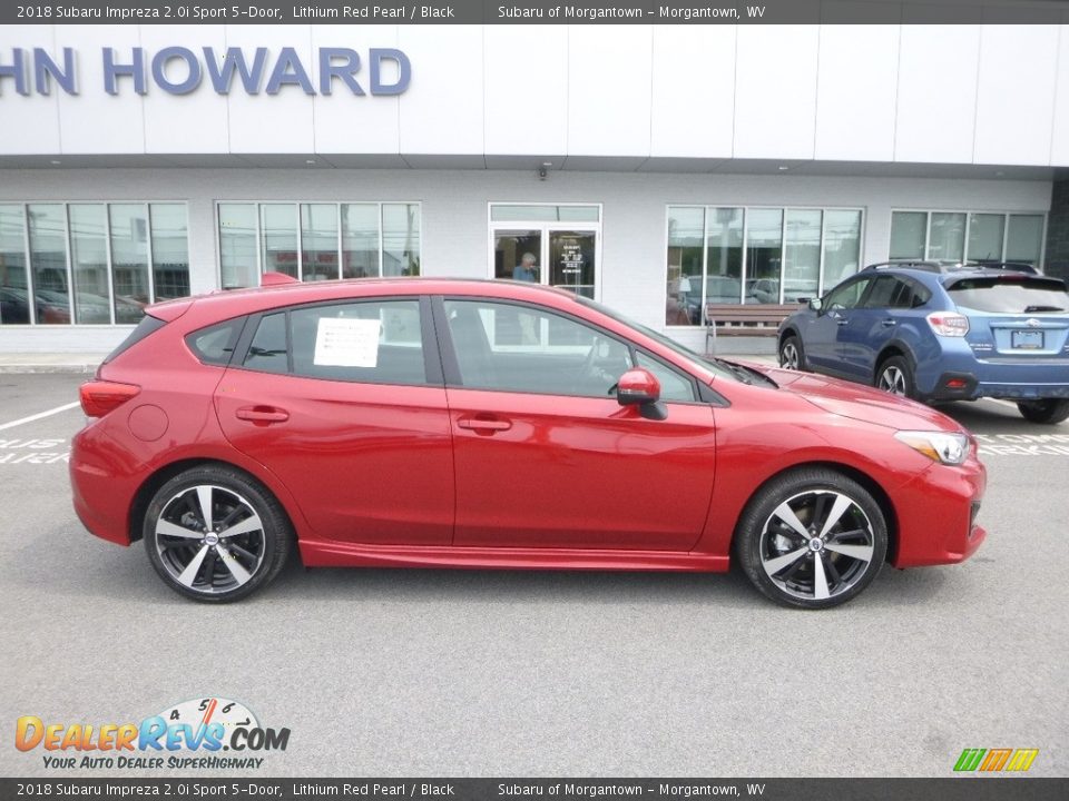 2018 Subaru Impreza 2.0i Sport 5-Door Lithium Red Pearl / Black Photo #3